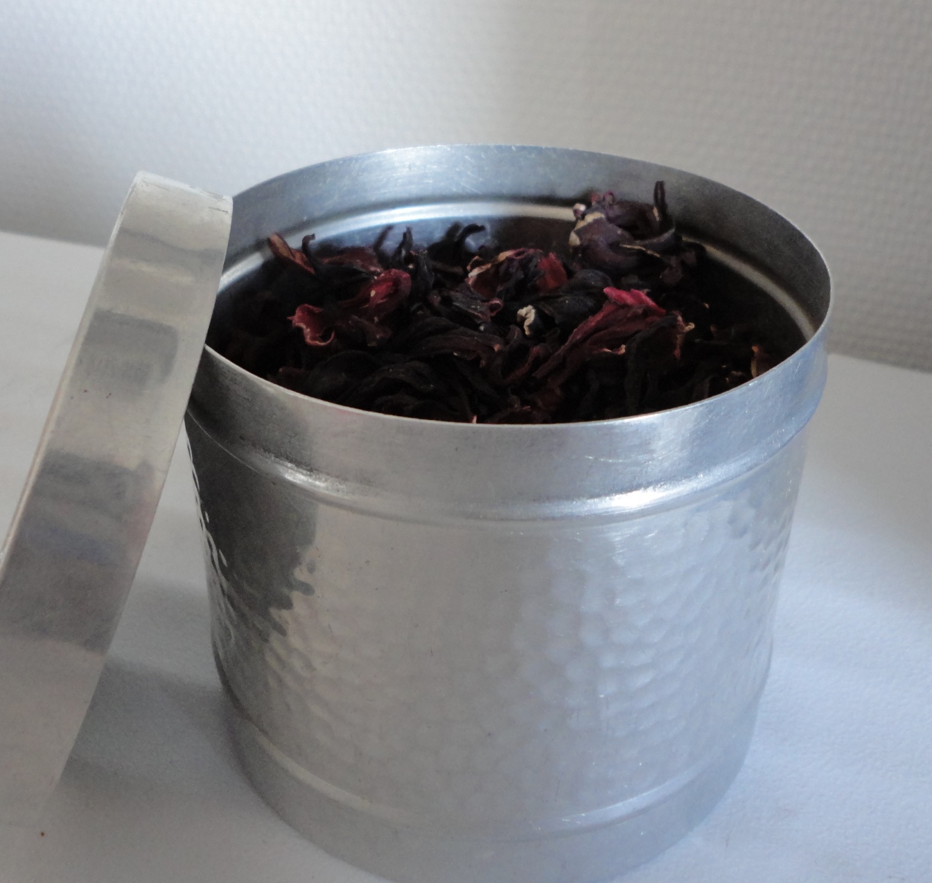 Dried hibiscus flowers ready for use as a botanical ingredient